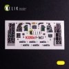 Kelik K32036 F-16CJ - interior 3D decals for Tamiya kit 1/32